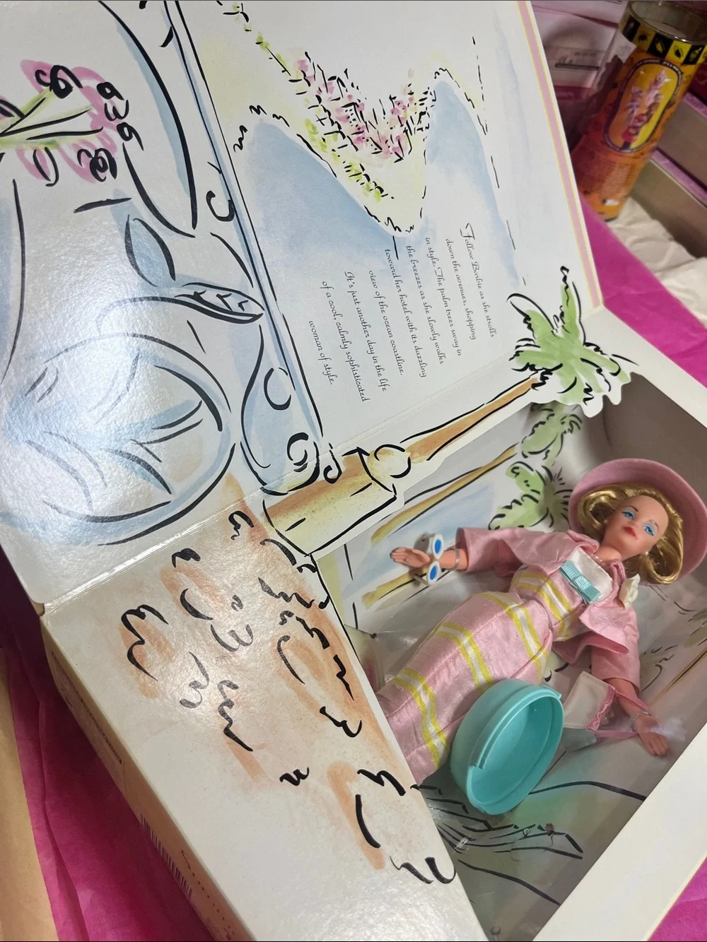 1995 Spiegel Special Edition Summer Sophisticate Barbie NRFB runaway luggage